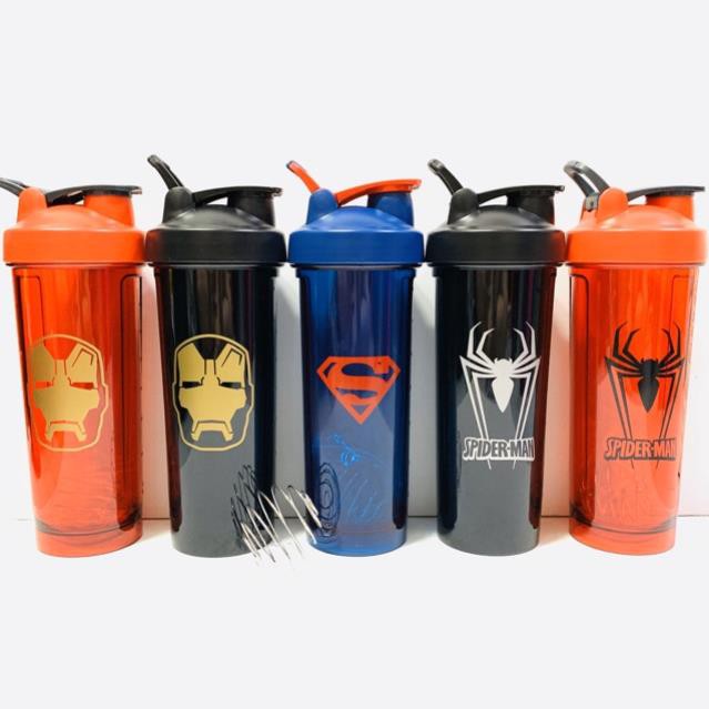 Shaker, Bình Nước Thể Thao, Dành Chạy Bộ, Tập Gym, Chơi Thể Thao DC Comic Pro (800ml)