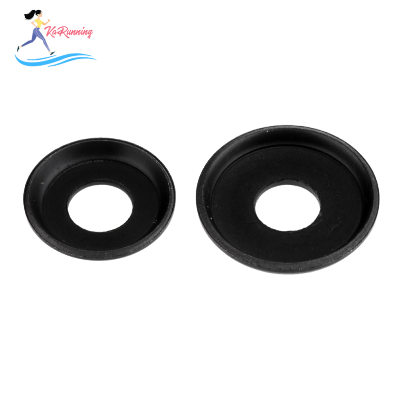 [whweight]4 Pieces Thickened Replacement LONGBOARD / SKATEBOARD Truck WASHERS - Black