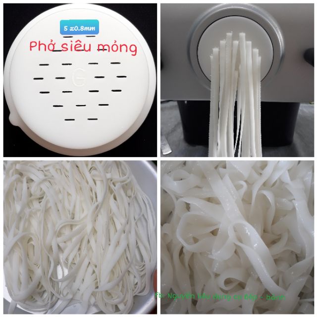 Khuôn phở mỏng cho máy làm mì Philips