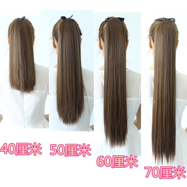 🎁 TÓC CỘT🎁 CỘT TÓC THẲNG ĐỦ MÀU ĐỦ ĐỘ DÀI CHẤT TƠ CAO CẤP SỈ 35K