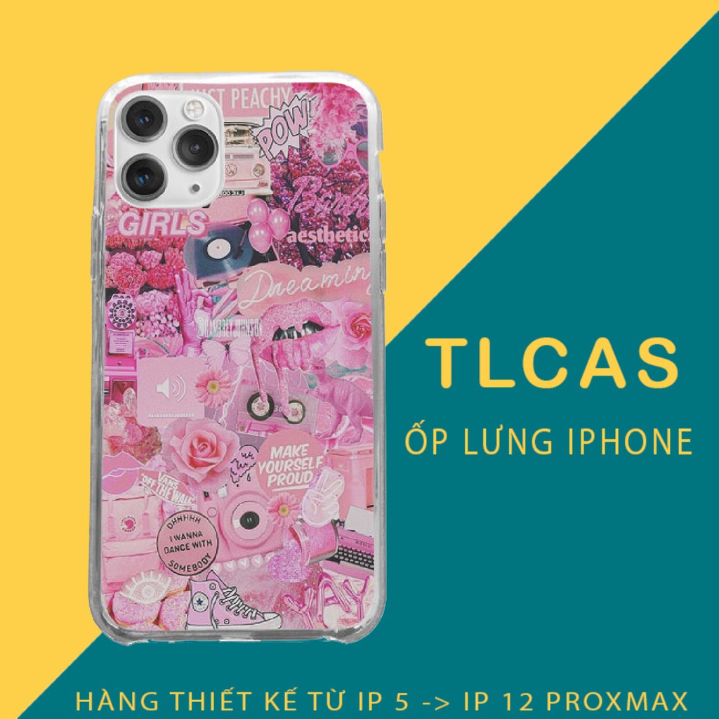 Ốp ĐT ốp Ip thân thiện thời thượng vỏ ốp chống trầy Iphone 7/8/8Plus/X/Xs/Xs Max/11/11 Promax/12/12 Promax LIZAPOD0092