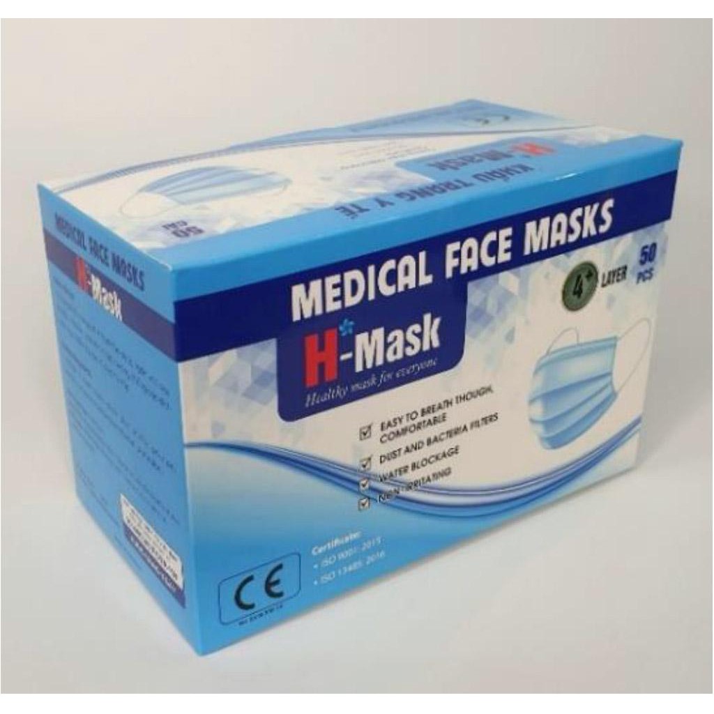 Hộp 50 Cái Khẩu Trang Y Tế Kháng Khuẩn 4 Lớp [ Buôn Sỉ ] | BigBuy360 - bigbuy360.vn