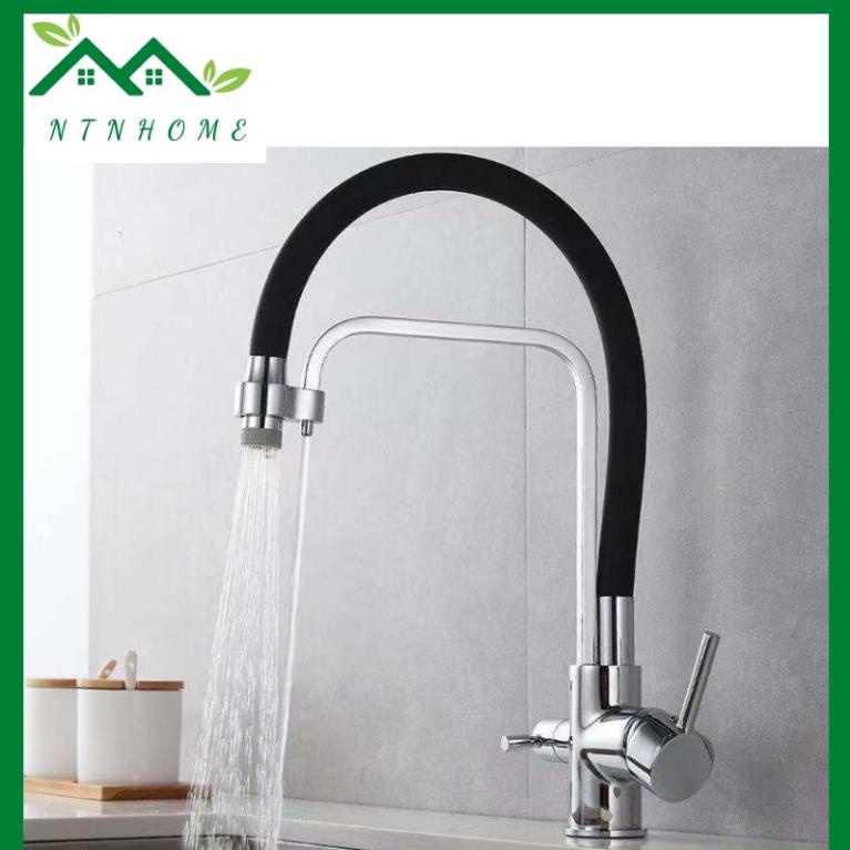 Vòi rửa bát 3 đường nước NÓNG - LẠNH-RO KB 3000 RO