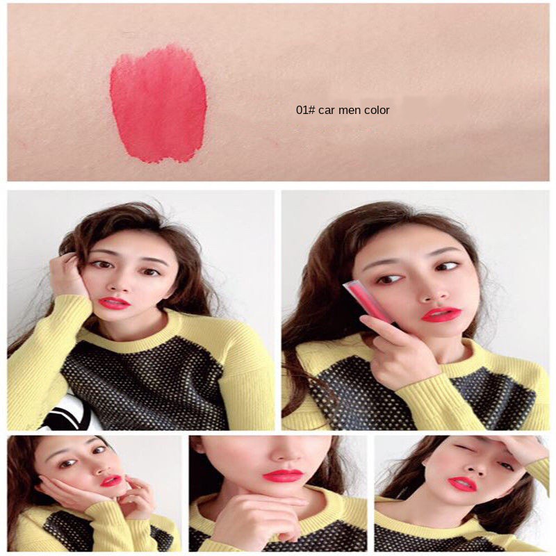 FA▤◈(Hàng Mới Về) Set 6 Son Kem Lì Lâu Trôi Trang Điểm Xinh Xắn Cho Nữ Sinh