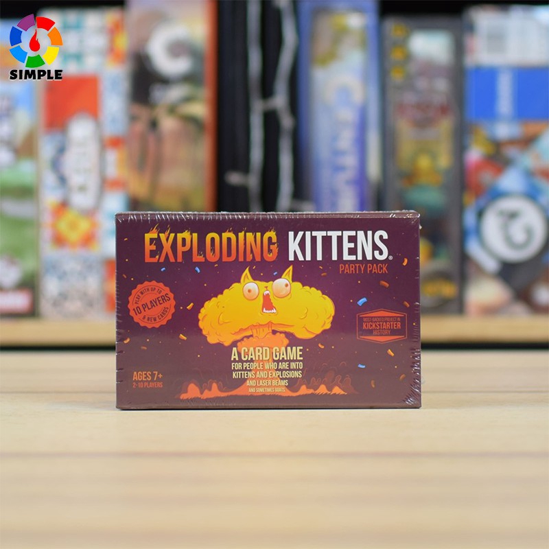 Bộ trò chơi Board Game Exploding Kittens- Mèo Nổ thú vị