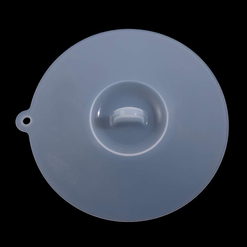 Nắp Đậy Tô / Cốc Thủy Tinh Bằng Silicon Màu Trắng Cách Nhiệt Chống Ruồi / Côn Trùng Tiện Dụng Ốp