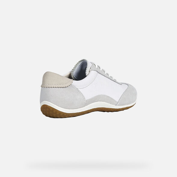 [Mã FASHIONMALLT4 giảm 15% đơn 150k] Giày Sneakers Nữ Geox D Vega A - Suede+Nappa