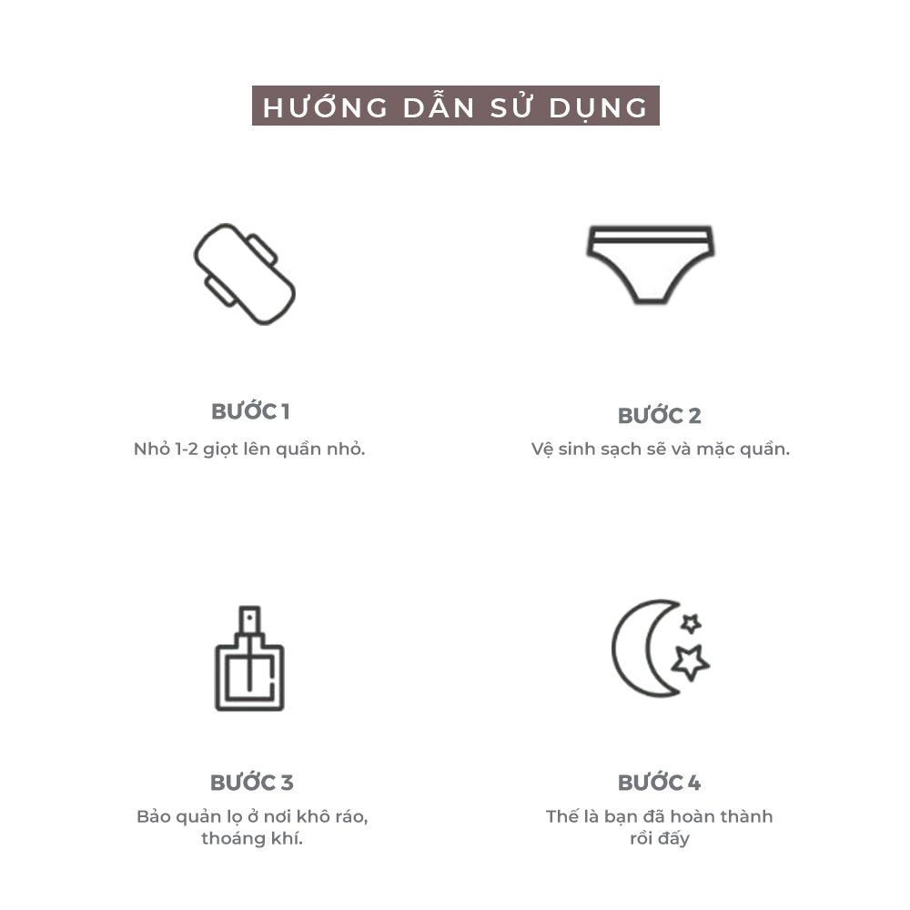 Nước hoa vùng kín cho nữ sang trọng chính hãng Foellie 5ml NH03
