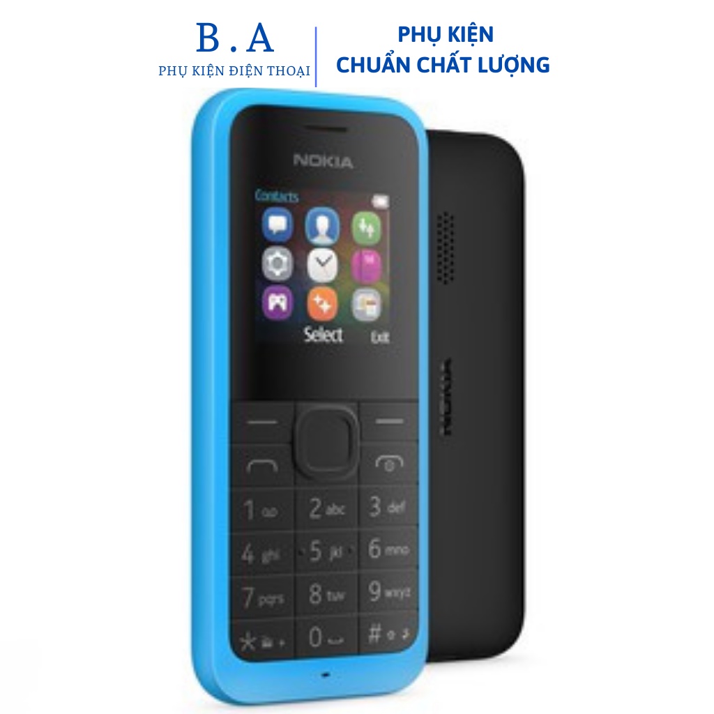 Điện thoại Nokia 105 cổ giá rẻ cũ, mới 99%, 1 sim chính hãng ( Tặng kèm pin sạc)