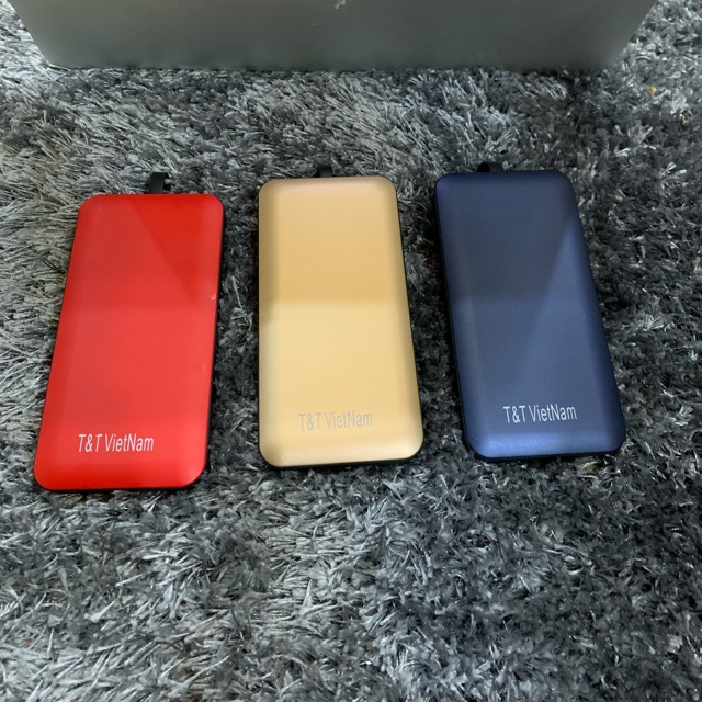 (rẻ nhất việt nam) sạc dự phòng chính hãng T&T