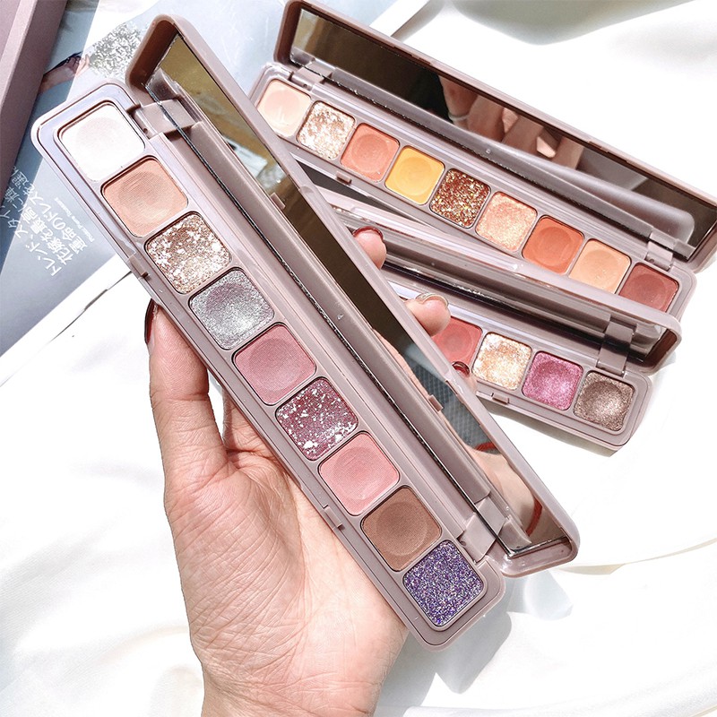 [Hàng mới về] Bảng phấn mắt Lameila 9 màu không thấm nước lâu trôi chất lượng cao | BigBuy360 - bigbuy360.vn