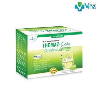 Bột sủi thanh nhiệt giải độc gan Themaz Cola Original - Vị Chanh
