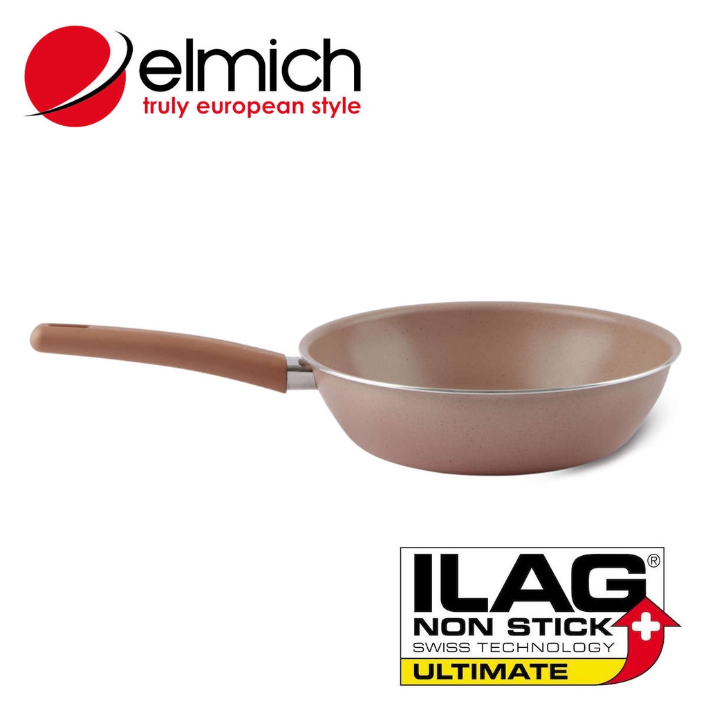 Chảo chống dính 3 lớp ILAG Ultimate đáy từ Elmich EL5735MN size 26cm
