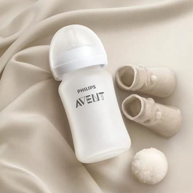 Bình Avent Thủy Tinh Tráng Silicon 125ml/240ml ( Hàng sẵn , được chọn size núm)