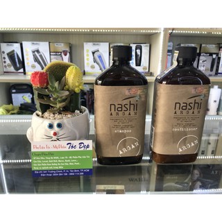 _DẦU GỘI XẢ PHỤC HỒI TÓC HƯ TỔN NASHI ARGAN 500ML