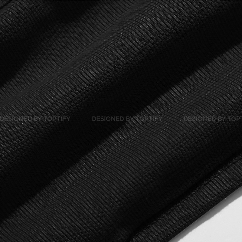 Áo croptop nữ trơn SINE sát nách cổ lọ thun bo gân co giãn form basic