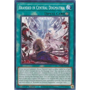 Thẻ Bài Yugioh Branded in Central Dogmatika - POTE-EN058 - Common 1st Edition
