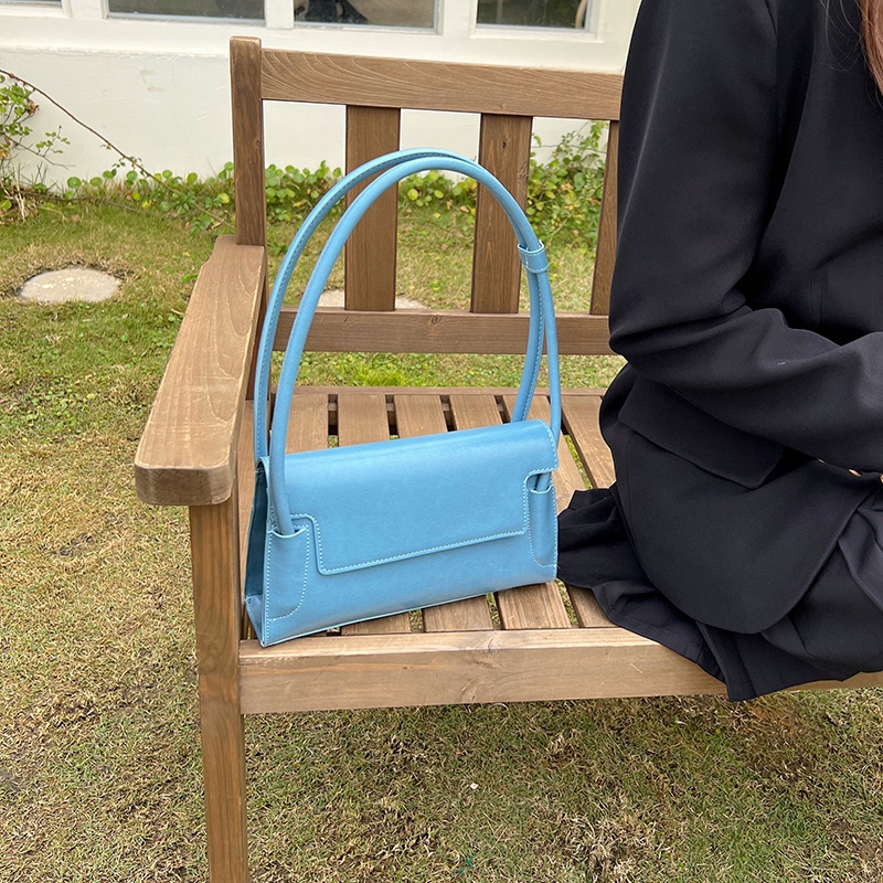 Túi xách đeo vai IELGY da sáp dầu tay cầm dài thời trang cổ điển cho bạn nữ