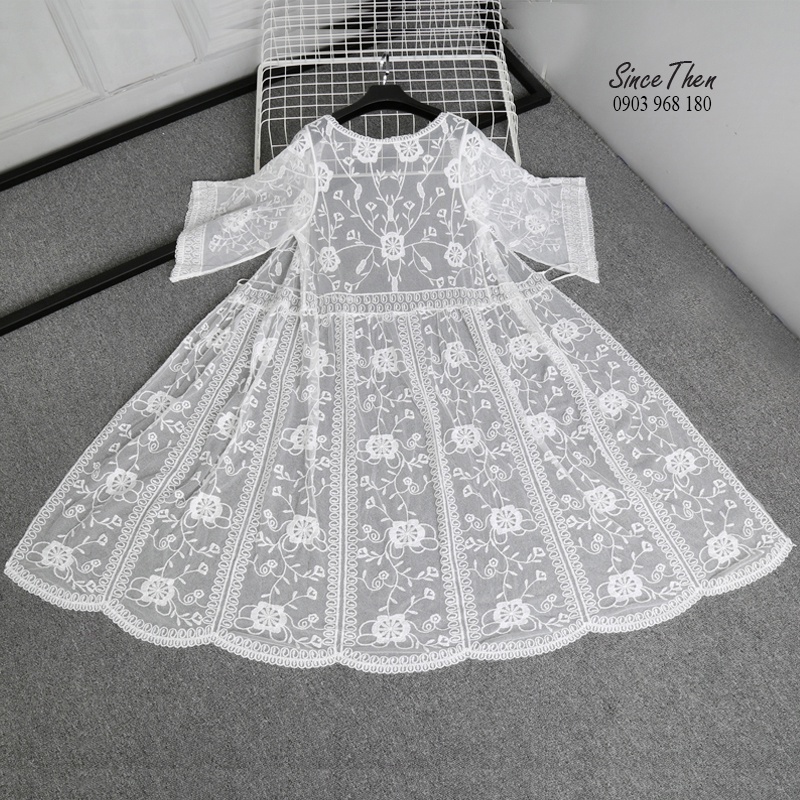 Áo choàng ren mặc kèm bikini, áo choàng chụp ảnh bầu - Since Then