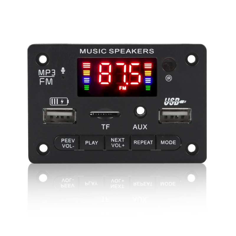 Mô Đun Giải Mã Âm Nhạc Không Dây USB TF AUX FM Radio 7V-23V
