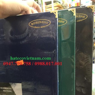 Sổ da Business BA4-400 trang (KT210x300)