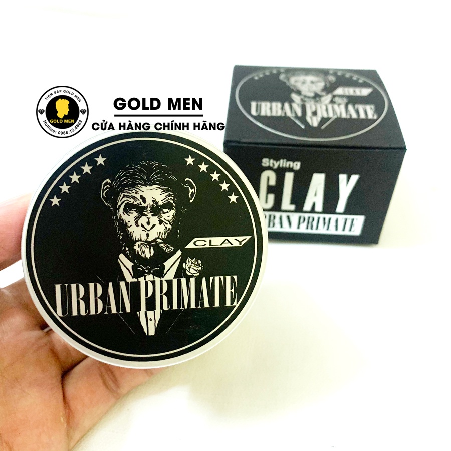 Sáp vuốt tóc Urban Primate Clay, Urban Clay Siêu Giữ Nếp
