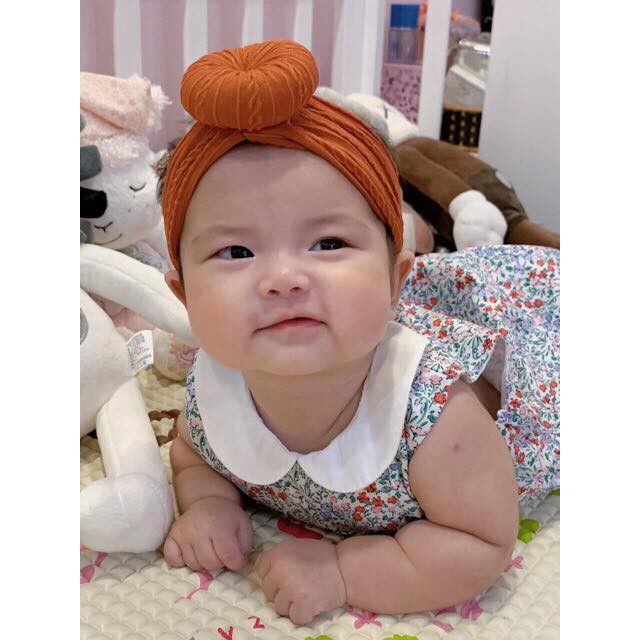 TURBAN CỦ TỎI CHẤT SIÊU MỀM MỊN CHO BÉ GÁI