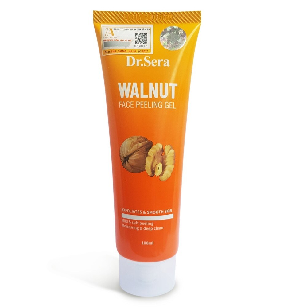 Gel Tẩy Tế Bào Dr.Sera Walnut Face Peeling Gel Làm Mờ Nếp Nhăn Chiết Xuất Hạt Óc Chó 100ml