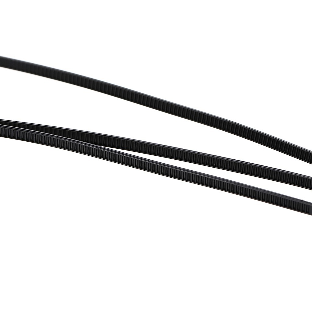 Set 100 dây rút 3x200mm bằng nylon dùng để cố định dây cáp cho xe đạp