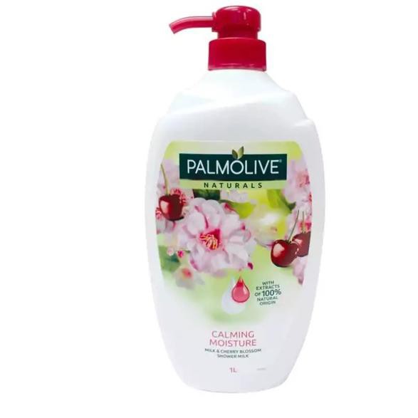 Bơm sữa và hoa anh đào tự nhiên PALMOLIVE 1L