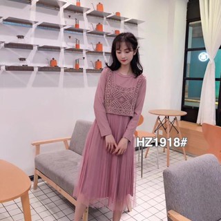 Váy bầu thời trang thu đông đẹp 40-70kg