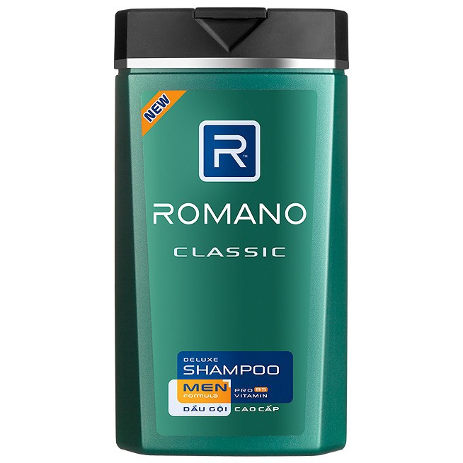Dầu Gội Hương Nước Hoa ROMANO Classic Cho Tóc Chắc Khoẻ 180g