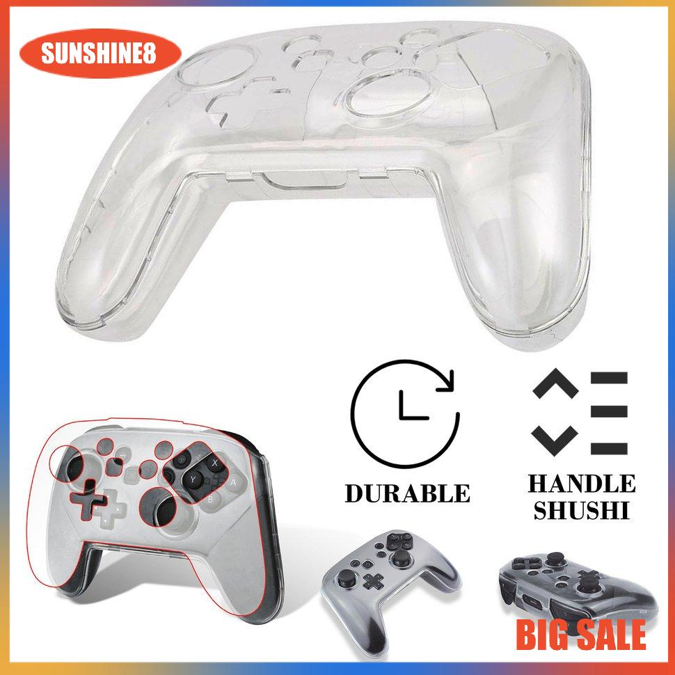 【SUN】KJH Transparent Clear Crystal Case Hard Controller Shell For PS4 Controller