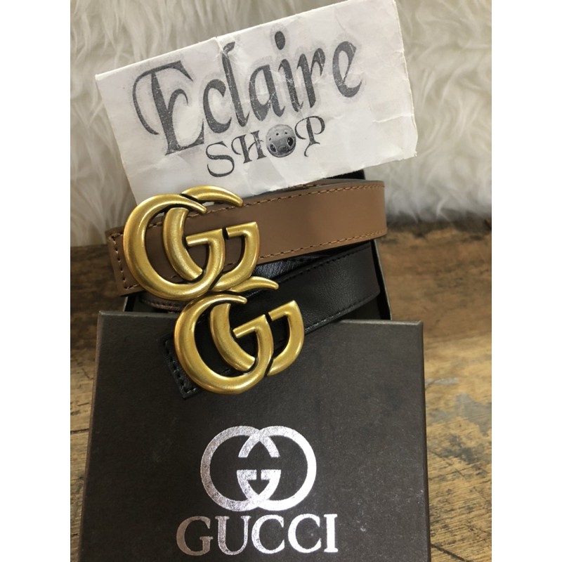 Thắt Lưng Da Gucci 2cm Thời Trang Cho Nữ