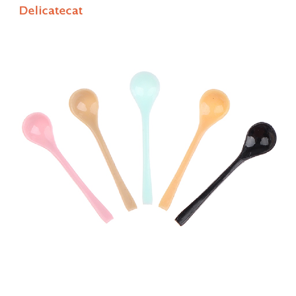 1 Muỗng Ăn Kem / Yogurt Mini Trang Trí Nhà Búp Bê