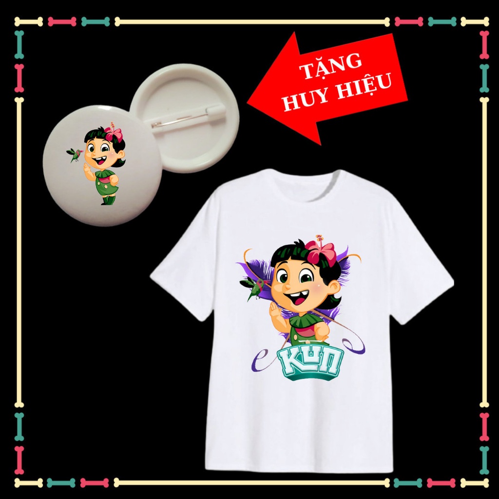 Áo Kun Áo Gia đình nông trại Kun Siêu phàm Tám Tuốt cho trẻ em-Tặng Huy Hiệu Kun cho trẻ em