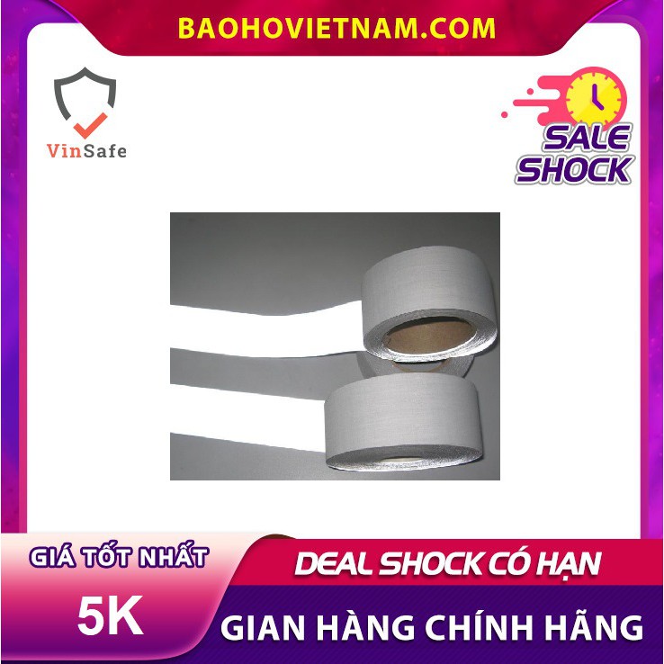 Dây vải phản quang bản 5cm loại 2