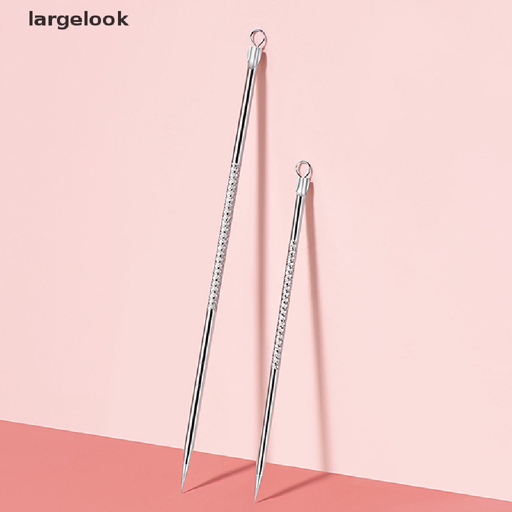 [Hàng mới về] 2 Dụng cụ nặn mụn hai đầu bằng thép không gỉ