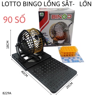 Bộ Đồ Chơi Lô Tô Loto Bingo 90 số - 24- 48-72 thẻ- Hộp lớn