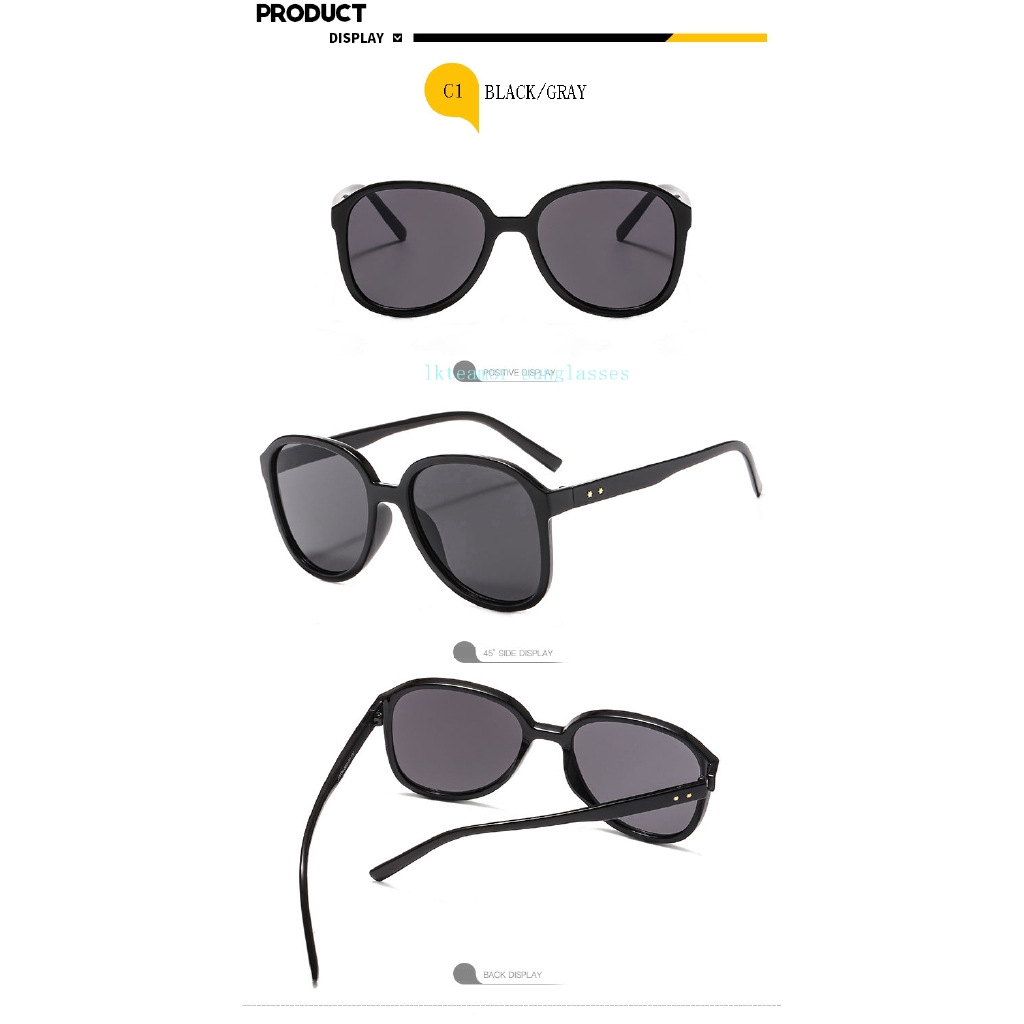 Kính mát gọng vuông trong suốt thời trang cổ điển cho nữ