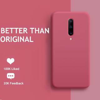 Oneplus 7 Pro OnePlus 6 5 5T 1 + 5 1 + 5T Ốp Điện Thoại Silicon Lỏng Màu Kẹo Dễ Thương Cặp Đôi Mềm Silione Chống Sốc Ốp Lưng