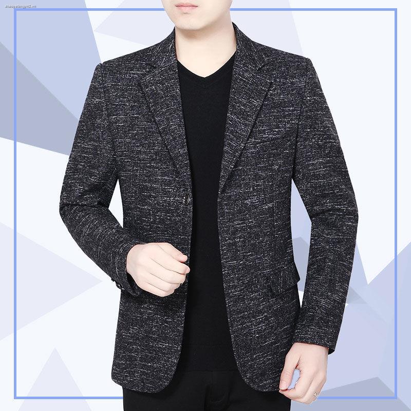 Áo khoác vest kẻ sọc caro phong cách doanh nhân mới cho nam