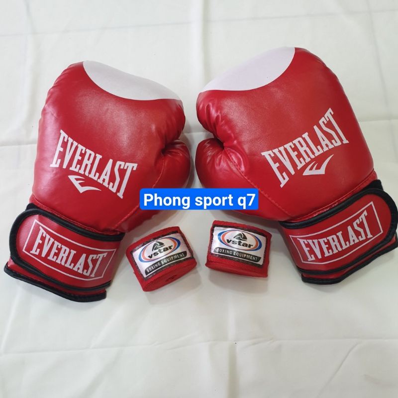 Găng Tay Boxing Everlastt Găng Tay Quyền Anh Chất Lượng Cao ( 1 đôi )