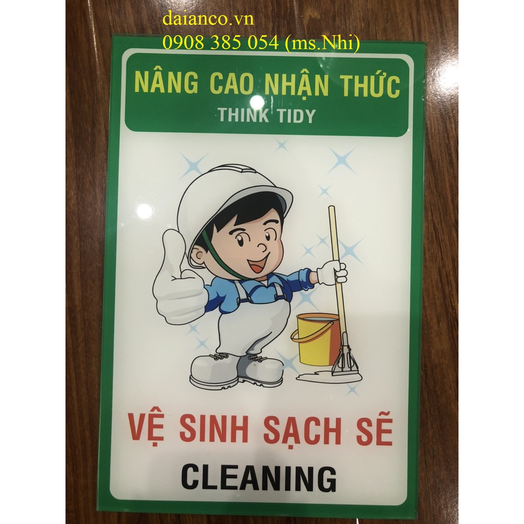 [HCM] BIỂN CẢNH BÁO CHẤT LIỆU MICA ĐÀI LOAN 3 LY (30x20cm) CẮT LAZER- HÌNH THẬT, CÓ SẴN