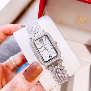 Đồng Hồ Royal Crown Nữ 6316 (Đá Bạc) FullBox
