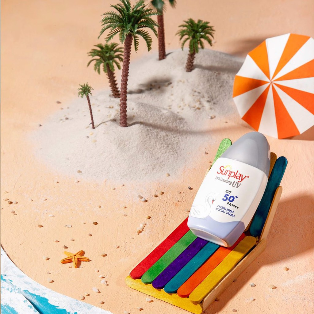 Sữa chống nắng dưỡng da trắng đẹp Sunplay Whitening UV SPF 50+ PA++++ 30g