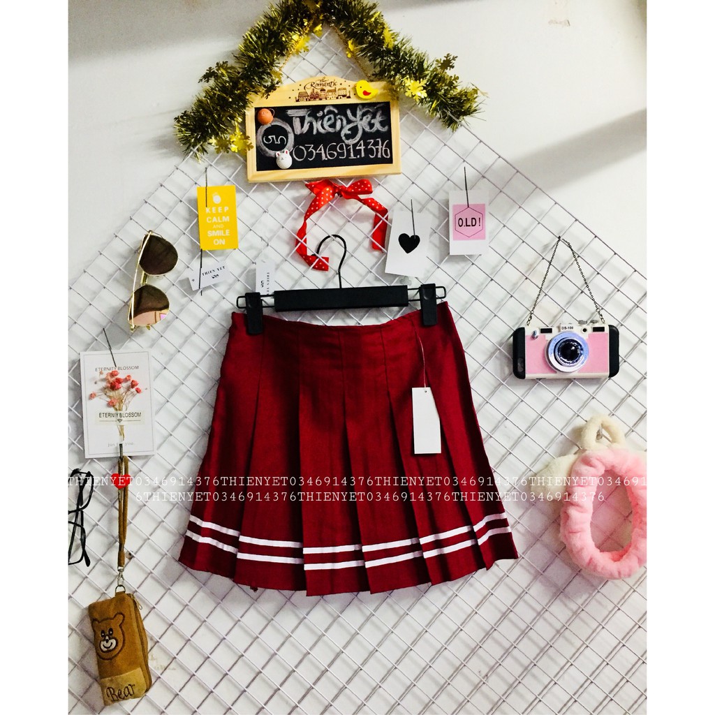 CHÂN VÁY TENNIS XẾP LY VIỀN ĐỦ MÀU CÓ QUẦN TRONG | BigBuy360 - bigbuy360.vn