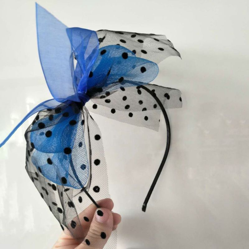 Cài Tóc Phối Nơ Phong Cách Vintage Dành Cho Nữ