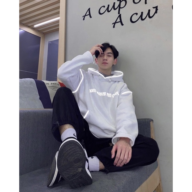 Áo Hoodie Msic (trắng)