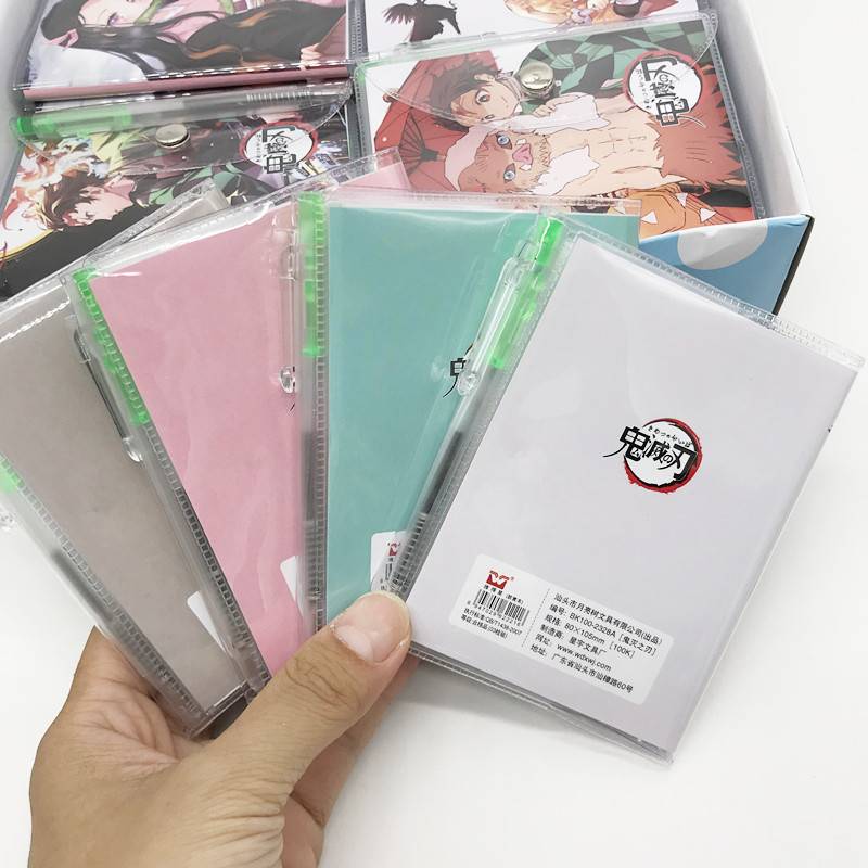 SỔ TAY MINI nhỏ nhỏ xinh xinh Anime Demon Slayer Kimetsu No Yaiba Tanjirou Nezuko Agatsuma Zenitsu 10.5*8cm Daily Office Supplies Week Planner Spiral Notebooks Day Plan Diary Notepads Meno Pad School Stationery kids Stationery gift